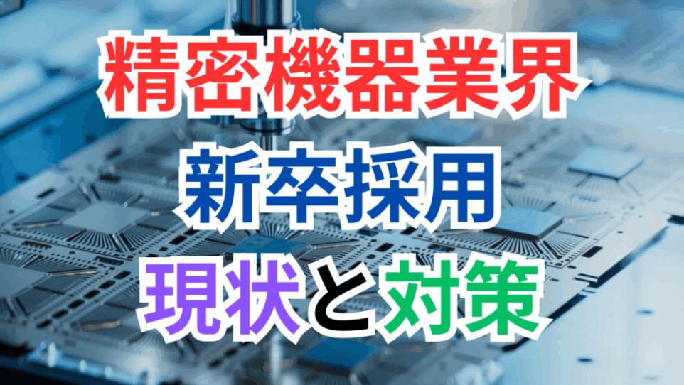 精密機器業界の新卒採用選考の現状と対策