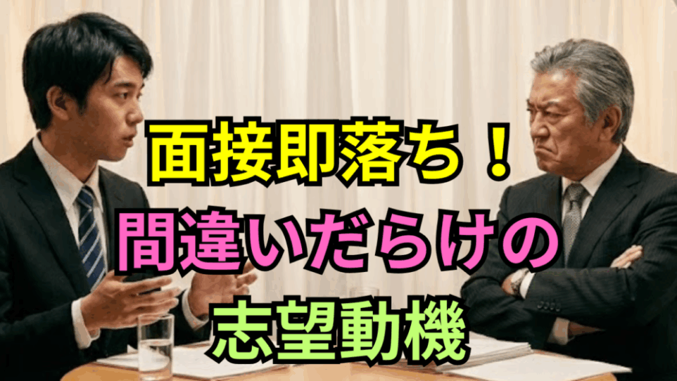 「社会貢献したい」「高給が魅力」「色々できるから」はなぜ面接で即落ちするのか？外銀・コンサル・商社が求める”本当の”志望動機と修正法