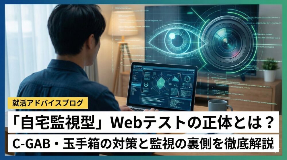 「自宅監視型」Webテストの正体とは？C-GAB・玉手箱の対策と監視の裏側を徹底解説