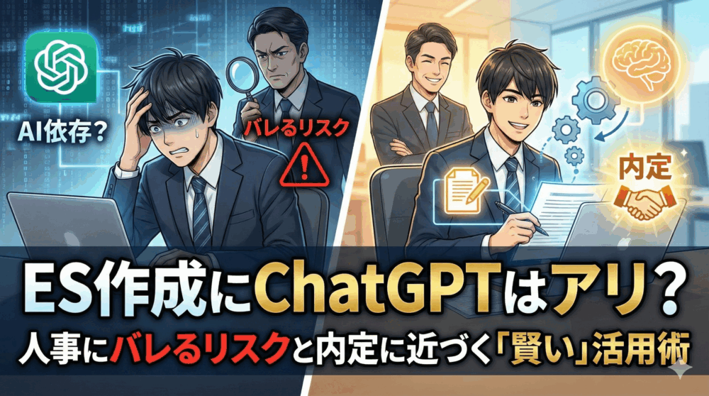 ES作成にChatGPTはアリ？人事にバレるリスクと内定に近づく「賢い」活用術