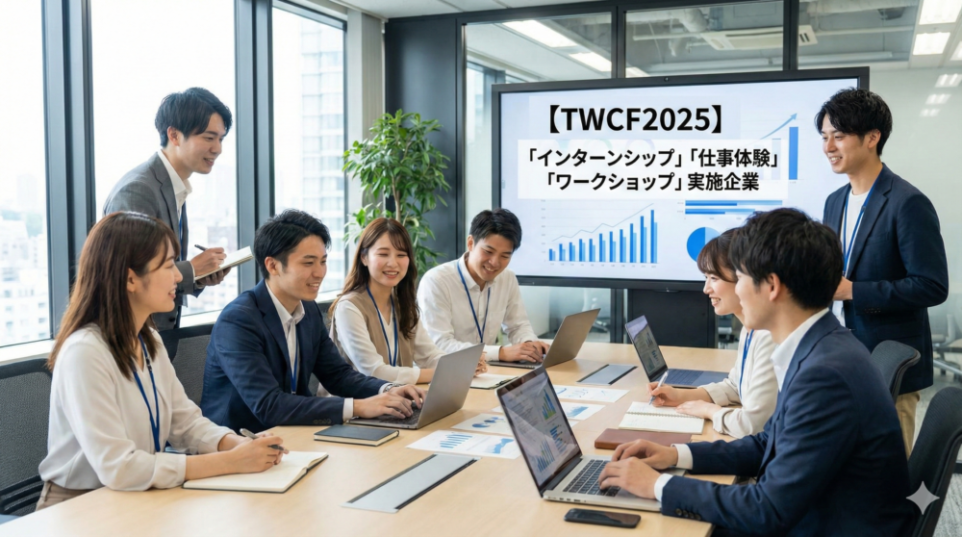 【TWCF2025】内定直結・現場同席も！東京ウインターで見逃せない「インターンシップ」「仕事体験」「ワークショップ」実施企業