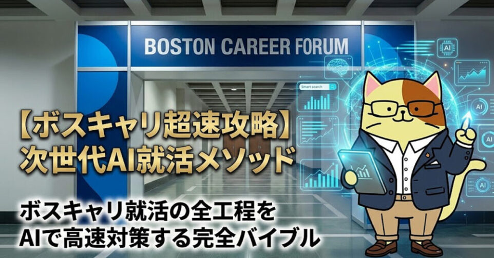 【ボスキャリ2026】AIで就活準備を最短化！「ボスキャリ超速攻略｜次世代AI就活メソッド」をリリース！