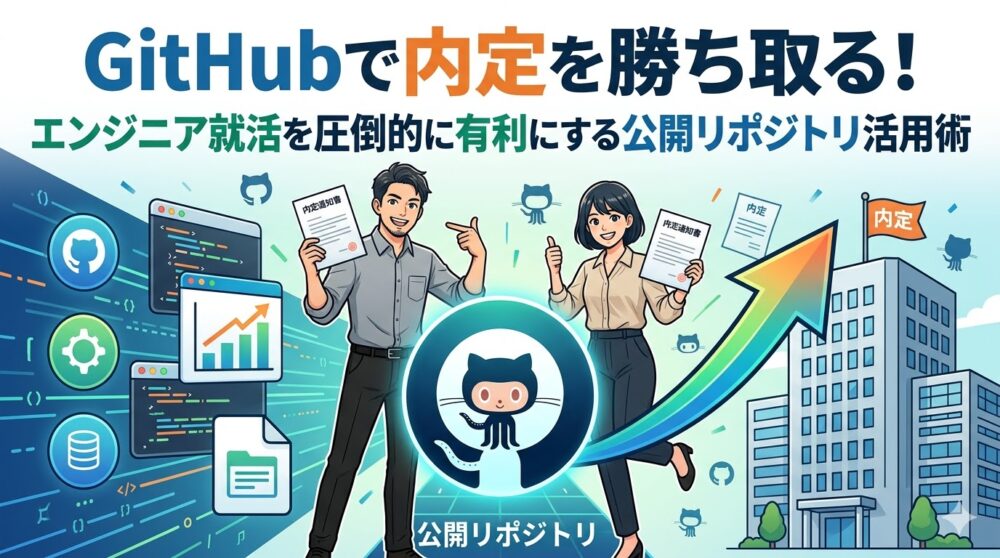 GitHubで内定を勝ち取る！エンジニア就活を圧倒的に有利にする公開リポジトリ活用術